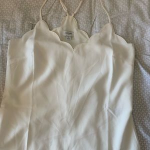 White like new J Crew tank top, size 4